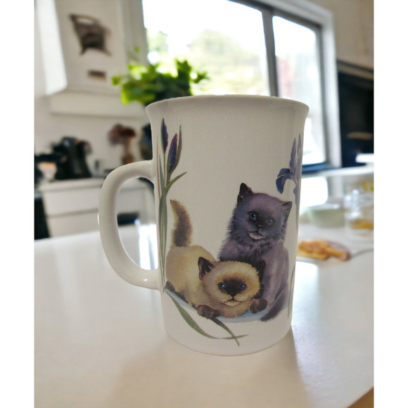 Capilano Other - Valerie Pfeiffer Coffee Mug Cats Capilano Kittens Garden Canadian Design Tea